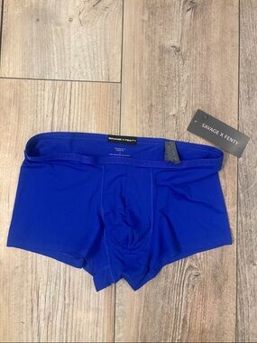 Savage X Fenty Men’s Cobalt Blue Boxer Briefs Size Small